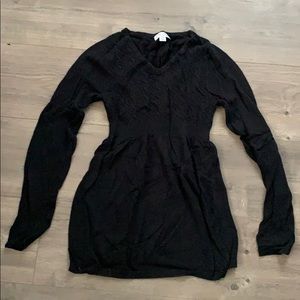 Maternity sweater dress